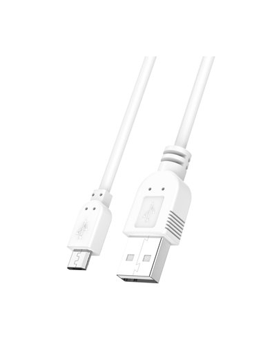 Cablu de date (USB - micro USB) marca Cellara 1m alb