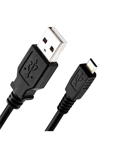 Cablu de date (USB - micro USB) marca Mobiama 2m negru