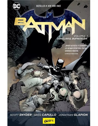 Batman Vol 1 - Conclavul bufnitelor [cartonat] - Scott Snyder | Editura Grafic