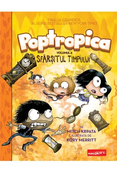 Poptropica 4. Sfarsitul timpului - Krpata Mitch | Editura Grafic