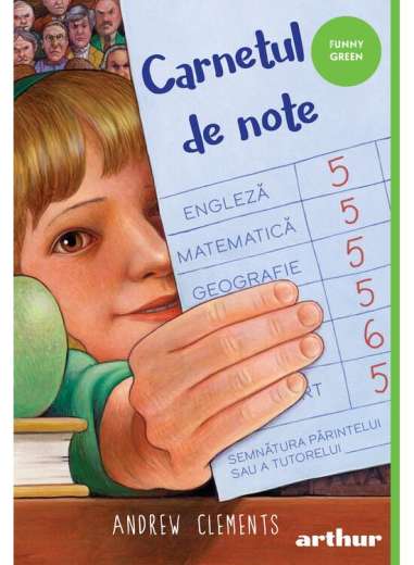 Carnetul de note - Andrew Clements | Arthur (Funny Green) [paperback]